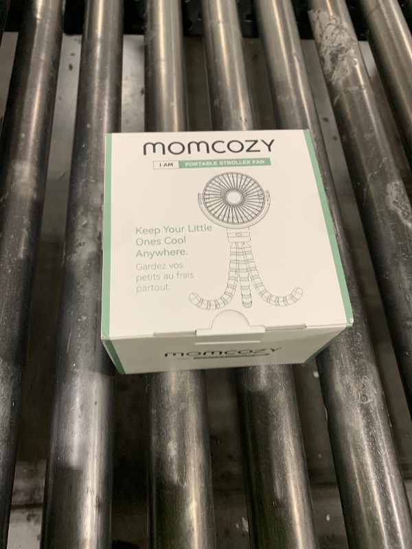 Photo 1 of Momcozy Portable Stroller Fan, 8000mAh, 27H Ultra-long Battery Life, Detachable 4 Speed 360°Rotate, LED Night Light with 2 Modes, USB Rechargeable Handheld Cooling Fan for Travel, Car Seat, Bedroom