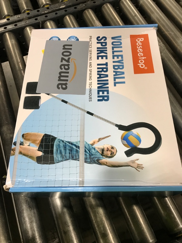 Photo 1 of Volleyball Spike Trainer with Adjustable Height & Real Ball Feel - Hitting Training Equipment for Spiking,Jumping, and Serving Practice -Lightweight,Non-Slip Design/Durable- Perfect for Beginners/Pros