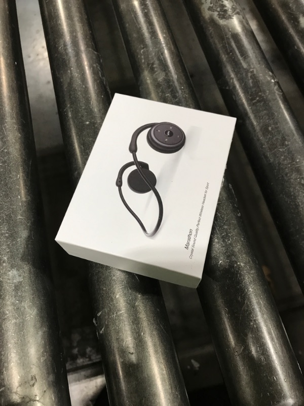 Photo 1 of RTUSIA Small Bluetooth Headphones Wrap Around Head - Sports Wireless Headset with Built in Microphone and Crystal-Clear Sound, Foldable and Carried in The Purse, and 12-Hour Battery Life (Orange)