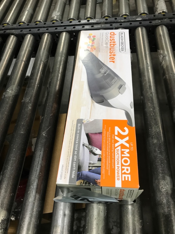 Photo 1 of BLACK+DECKER dustbuster QuickClean Cordless Handheld Vacuum, Car Vacuum Portable (HNVC215B10)