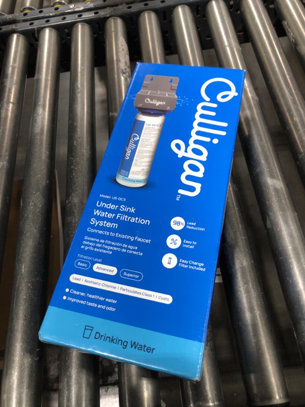 Photo 1 of Culligan US-DC3 Under Sink Direct Connect Premium Lead Filtration System, White