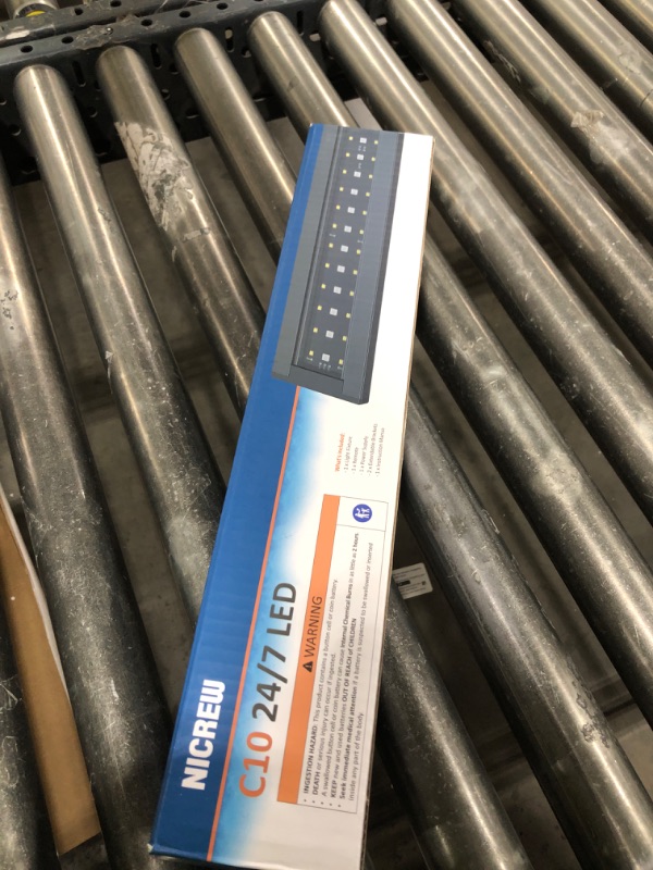 Photo 1 of NICREW C10 24/7 LED Aquarium Light for Plants, 18-24 Inches, Full Spectrum Fish Tank Light with Timer, Brightness Adjustable