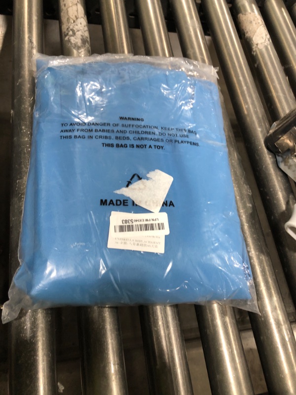 Photo 1 of MASTERCANOPY Patio Umbrella 9 ft Replacement Canopy for 8 Ribs-Sky Blue Canopy Only