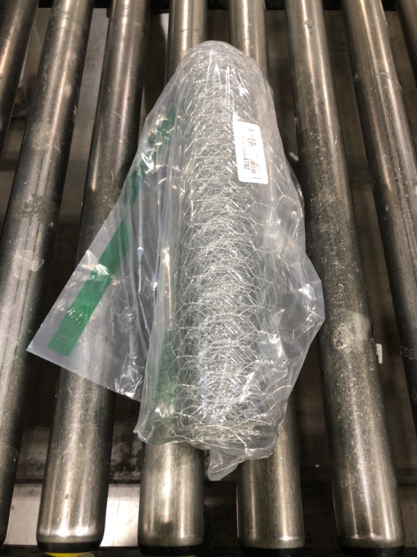 Photo 1 of Chicken Wire 13.7 in x 236 in Poultry Wire Netting Hexagonal Galvanized Mesh Garden Fence Barrier for Craft Projects, Pet Rabbit Chicken Fencing