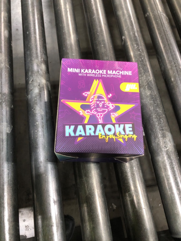 Photo 1 of YLL Mini Karaoke Machine with 2 Wireless Microphones, TOP Kids Gifts for Girls Ages 3, 4, 5, 6, 7, 8, 9,10,11,12 +Year Old, 4-12 Years Old Birthday Toy Gift for Girls Boys Party (Purple)