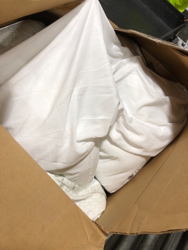 Photo 1 of Mattress Topper King Size,Viscose Made from Bamboo Pillow Top Mattress Topper,1200 GSM Cooling Mattress Pad,2In Extra Thick Pillow Top for Back Pain with 8"-18" Deep Pocket(78"x80")