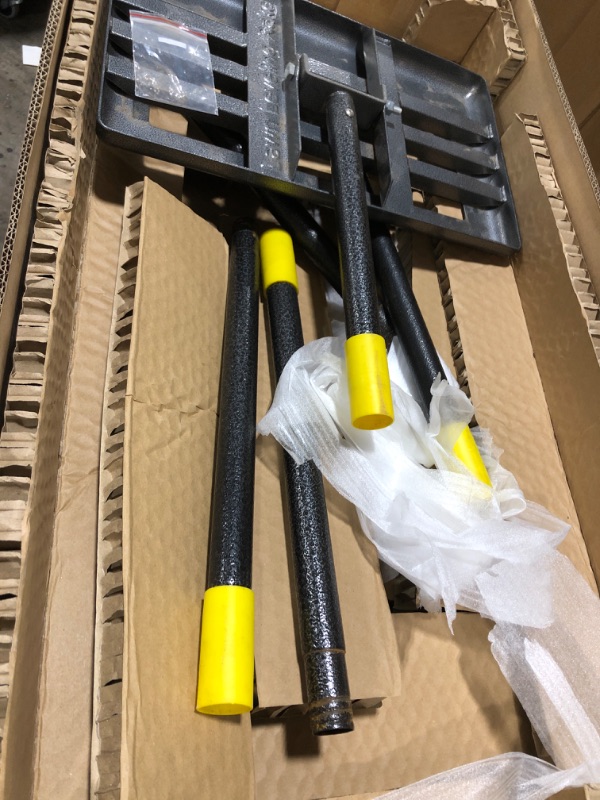 Photo 1 of Lawn Leveling Rake - Heavy Duty 17"x10" Stainless Steel Leveler Plate,Reinforced Welds,28-60" Adjustable, Anti Flipping Smooth Edge,for Soil, Dirt,Ground,Backyard Top Dressing,Landscaping