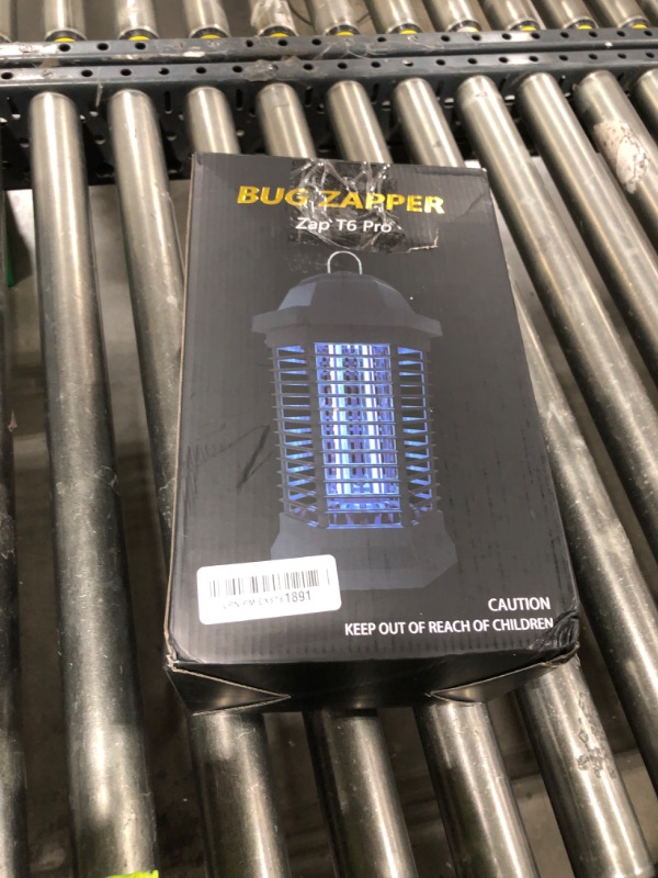 Photo 1 of GOOTOP Bug Zapper Outdoor, Mosquito Zapper, 3 Prong Plug in Electric Fly Zapper, Mosquito Killer, Fly Traps, Flying Insects Zapper Indoor Outdoor 90-130V, 4200V, ABS Plastic Outer (Black)