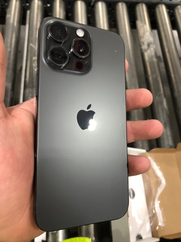 Photo 1 of Apple iPhone 15 Pro Max, 512GB, Black Titanium - Unlocked (Renewed)