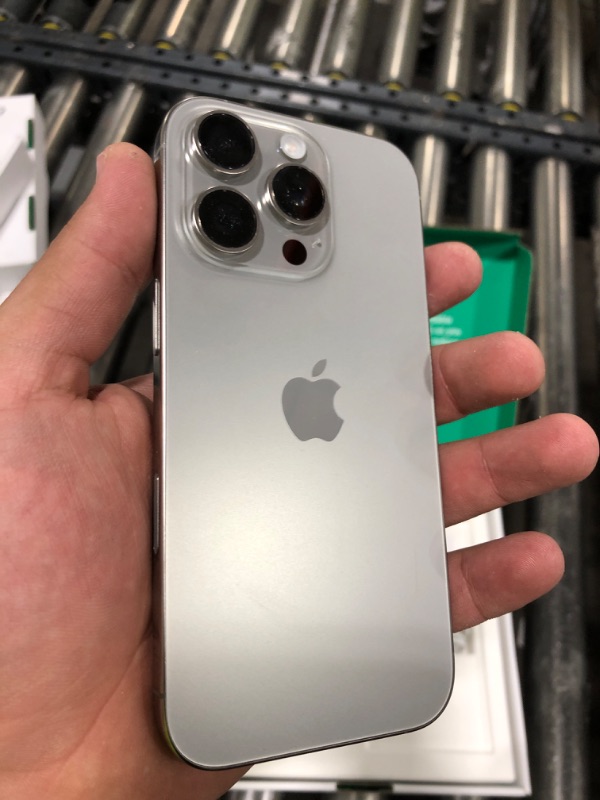 Photo 1 of Apple iPhone 16 Pro, US Version, 128GB, Natural Titanium - Unlocked (Renewed Premium)