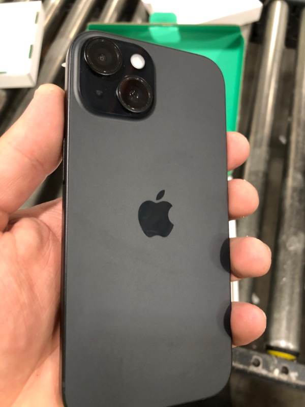 Photo 1 of Apple iPhone 15, 128GB, Black - Unlocked (Renewed Premium)