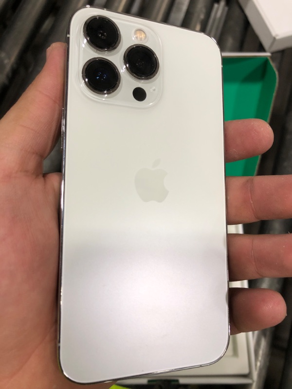 Photo 1 of Apple iPhone 13 Pro, 128GB, Silver - Unlocked (Renewed Premium)