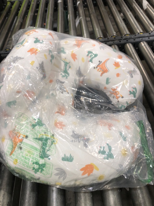 Photo 1 of Nursing Pillow, Breastfeeding Pillows, More Support for Mom and Baby, with Removable Cotton Cover and Colorful Animal Patterns, Machine Washable, Plus Size, White