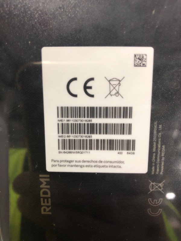 Photo 1 of Xiaomi Redmi A5 4G LTE (for Tmobile Tello & Global) (64GB + 3GB) 32MP Ai Dual Camera 6.88" Model 25028RN03L Dual Sim (Midnight Black)