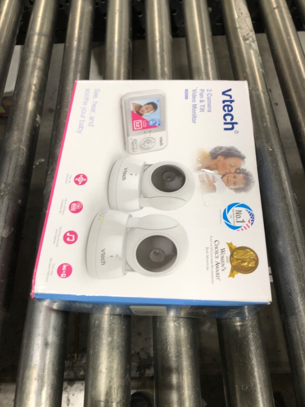 Photo 1 of VTech VM923-2 Baby Monitor, 2.8”Screen, 1000ft Range, Pan-Tilt-Zoom, Night Vision, 2-Way Audio, Temperature Sensor, Lullabies, Secured Transmission No WiFi