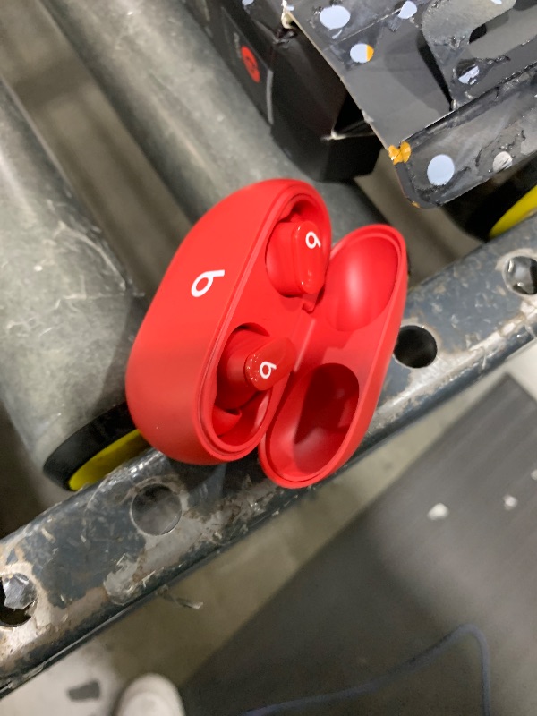 Photo 1 of Beats Studio Buds - True Wireless Noise Cancelling Earbuds - Compatible with Apple & Android, Built-in Microphone, IPX4 Rating, Sweat Resistant Earphones, Class 1 Bluetooth Headphones - Red