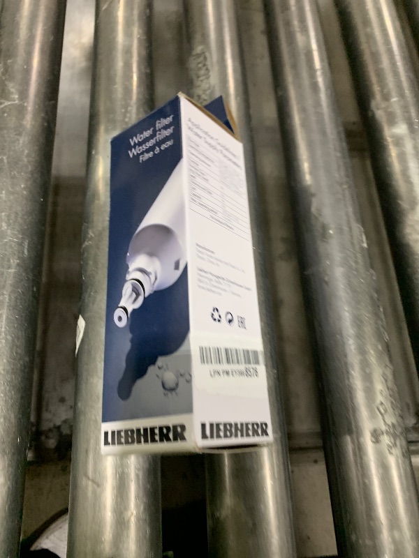Photo 1 of Liebherr 7440000 and 744000200 Refrigerator Water Filter OEM, white, small