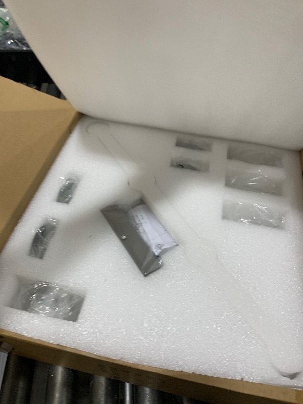 Photo 1 of PUNSOKO 4 Light Vanity Light Fixtures, 2700K/4000K/5000K Dimmable LED Bathroom Lights Over Mirror, Modern Brushed Nickel Crystal Vanity Lights for Bathroom(4 Light)