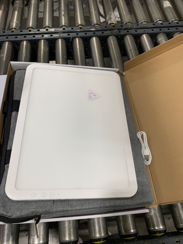Photo 1 of KEIWRLIGHT A3 Rechargeable Light Board For Tracing - Portable Thin Tracing Pad 3 Colors Light Stepless 6 Level Brightness Light Table, Light Board For Diamond Painting Sketching For Kids Adults W/Case