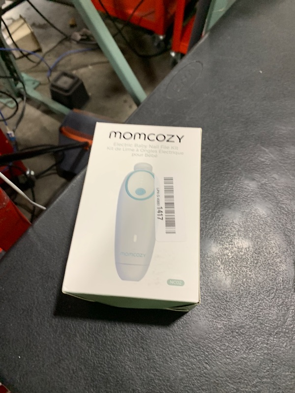 Photo 1 of Momcozy Baby Nail File Electric, Gentle Baby Nail Trimmer Electric Rechargeable, Baby Nail Clipper Electric, 7 Grinding Head Replacement Pads