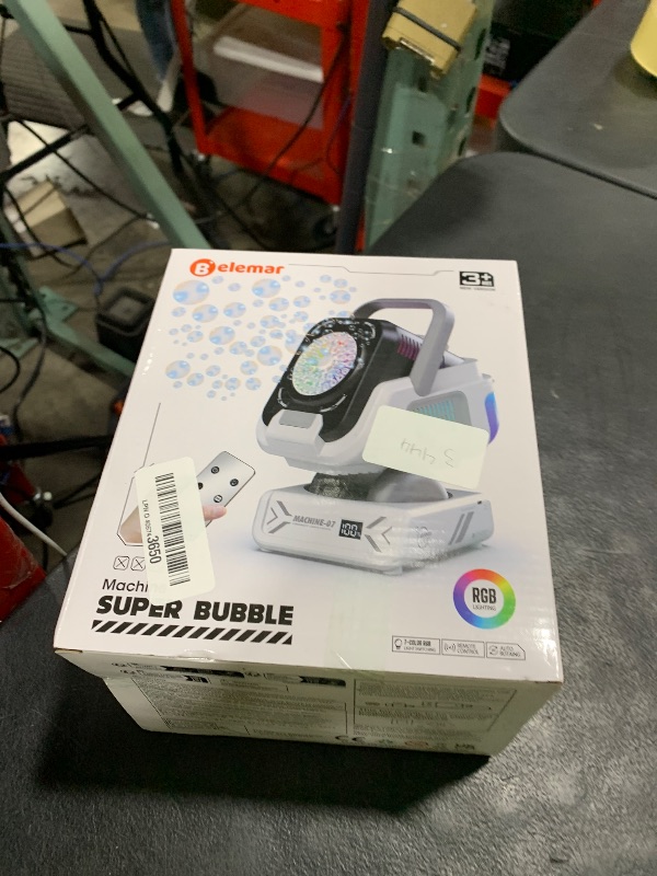 Photo 1 of 2025 Upgraded Bubble Machine with Remote Control, Automatic Rotation & RGB Lights, 1800mAh Rechargeable Battery, Type-C Charge, Bubble Maker for Kids, Weddings, Birthday Parties, Outdoor Activities