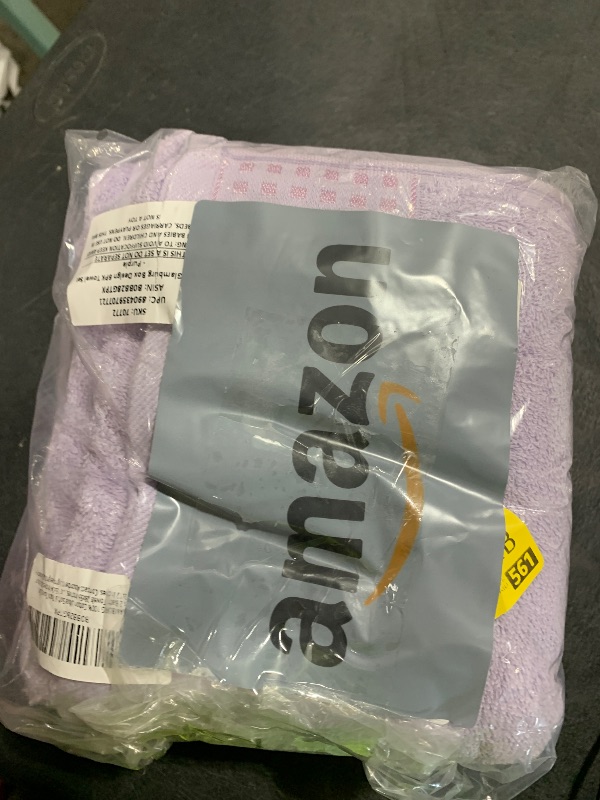 Photo 1 of GLAMBURG 100% Cotton Ultra Soft 6 Pack Towel Set, Contains 2 Bath Towels 28x55 Inches, 2 Hand Towels 16x24 Inches & 2 Wash Coths 12x12 Inches, Compact Absorbent Lightweight & Quickdry - Purple