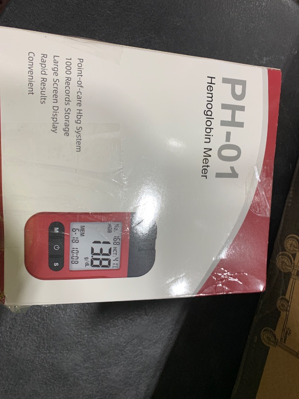 Photo 1 of BESTAR LAB Hemoglobin Test Kit with 25 Hemoglobin Test Strips, Hemoglobin Test Meter for Home Use, Hemoglobin Tester Kits, Easy to Use.