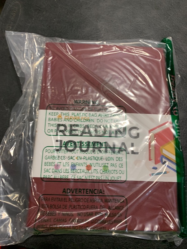 Photo 1 of Clever Fox Reading Journal Large – Guided Book Review Log & Tracker – Gifts & Accessories for Reading Lover – Book Tracking Journal for Kids & Adults, 8.5x11.2” (Burgundy)