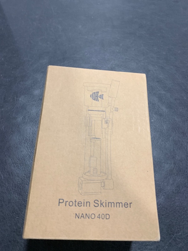 Photo 1 of Nano Protein Skimmer for Saltwater Aquariums, DC Pinwheel Pump for 20 Gals Fish Tank, Hang On, Internal, Not for Rimmed Tank
