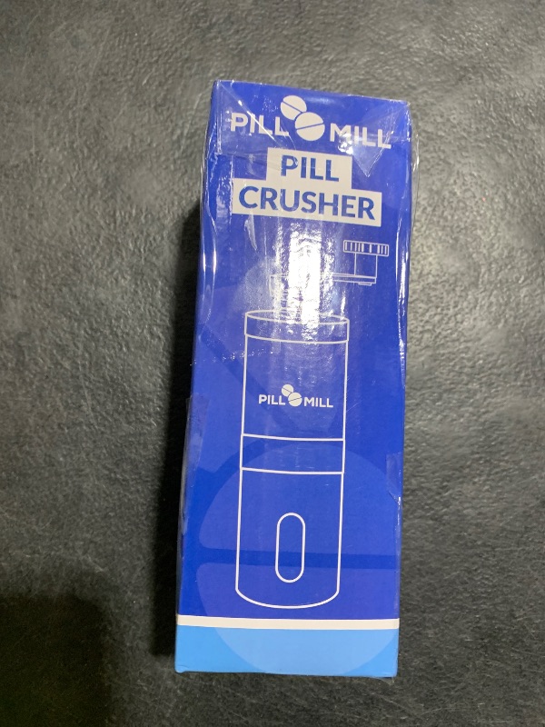 Photo 1 of Pill Mill Pill Crusher - Crushes Multiple Tablets to a Fine Powder - Metal Pill Grinder - Tablet Pulverizer Suitable for Travel - Great Feeding Tube use and Pets