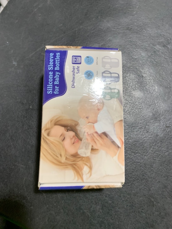 Photo 1 of Juome Silicone Sleeves with Handles for Avent Natural Glass Baby Bottle - 3 Pack Anti Breakage Baby Bottles Holder, Compatible with Philips Avent Anti Colic Baby Bottles 8 oz