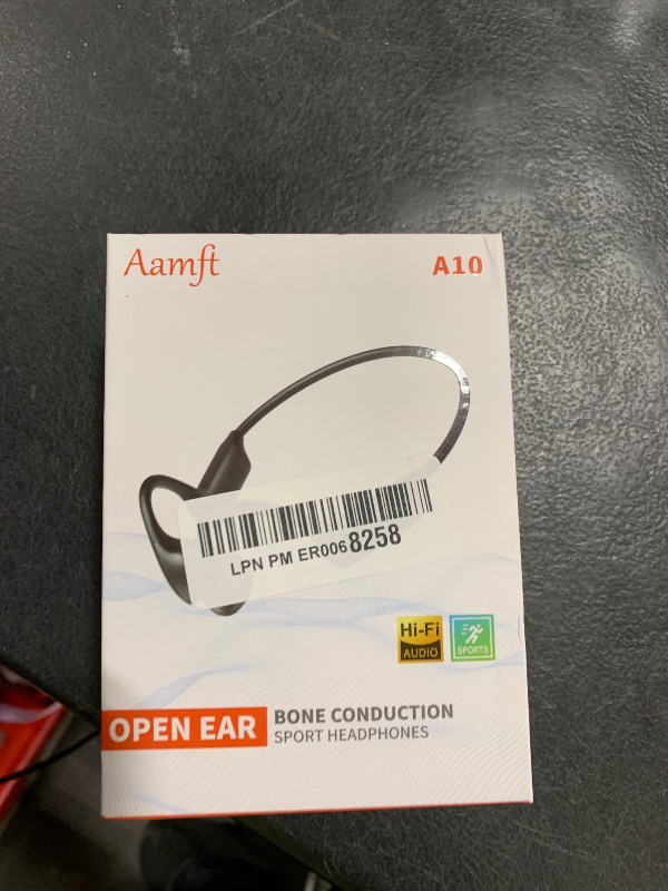 Photo 1 of Aamft Bone Conduction Headphones - 2025 Upgraded Bluetooth 6.0 Open Ear Headphones with HD Mic, 12hrs Playtime, IPX6 Waterproof Wireless Bone Headphones for Running,Workout,Sport,Gym,Driving,Hiking