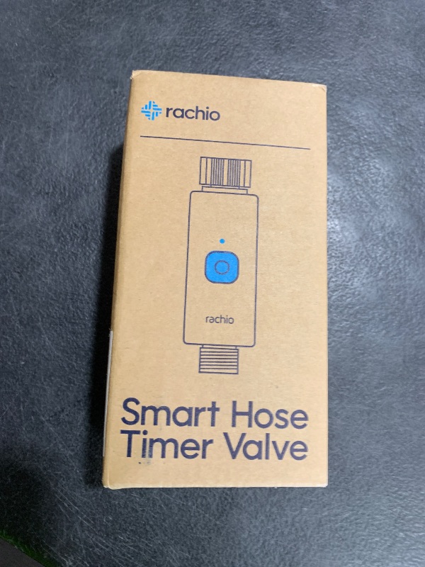 Photo 1 of Rachio Smart Hose Timer (1 Valve Only) – App-Controlled Outdoor Faucet Timer, Quick Install & Scheduling, Expandable System - Requires WiFi Hub