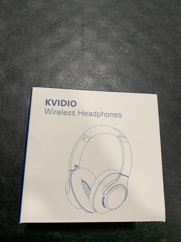 Photo 1 of KVIDIO Bluetooth Headphones Over Ear, 65 Hours Playtime Wireless Headphones with Microphone, Foldable Lightweight Headset with Deep Bass, HiFi Stereo Sound Low Latency for Travel Work Cellphone