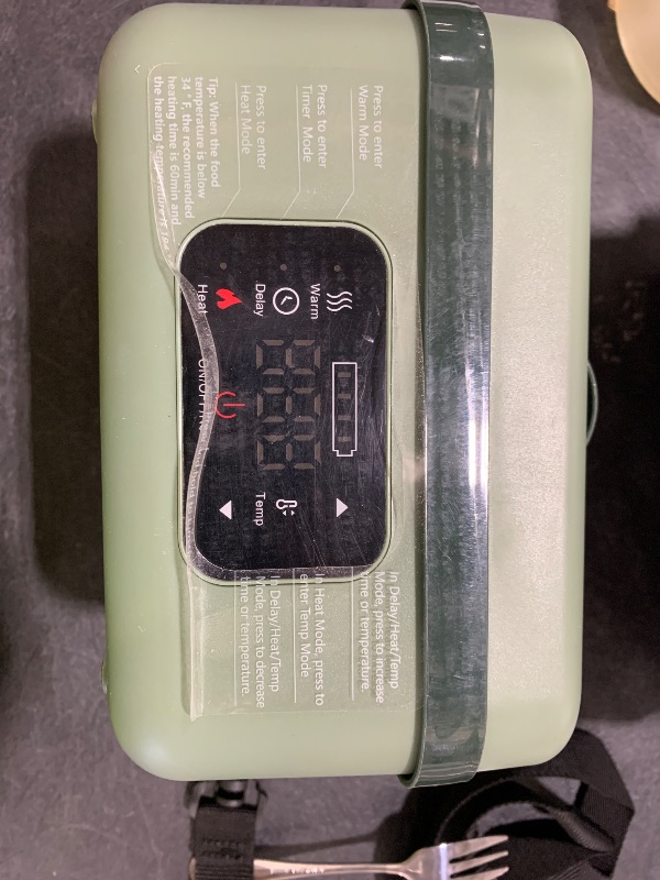 Photo 1 of ODSD Cordless Electric Lunch Box for Adults, 16000mAh Rechargeable Self-Heating Lunch Box Food Warmer with Timer & Adjustable Heating, 34oz/1L Container with Insulated Bag for Office Car Outdoor