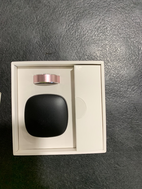 Photo 1 of Health Smart Ring for Men Women, Fitness Tracker with Heart Rate/Blood Pressure/Blood Oxygen Monitor,Sleep Tracker,Pedometer, IP68 Waterproof Ring for iPhone&Android, No Subscription (Pink, Size10?