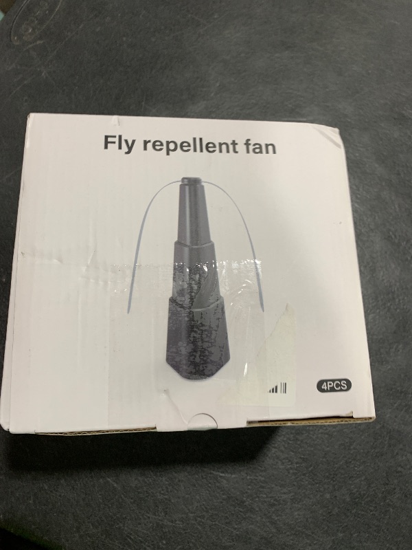 Photo 1 of Fly Fans for Tables, Fly Repellent Fan Indoor Outdoor with Holographic Blades,4 Pack Batteries Powered for Picnic, Party, Restaurant, Kitchen, and BBQ