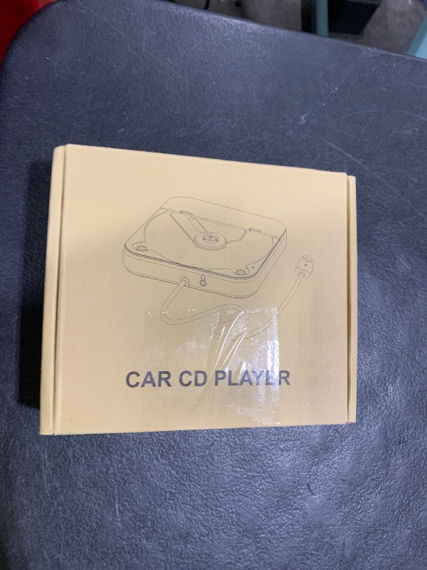 Photo 1 of Portable CD Player for Car with USB & AUX – Universal External CD Drive with Anti-Skip, USB Extension Cable, Plug & Play for Vehicle, Laptop, TV – Compatible with Android 4.4+
