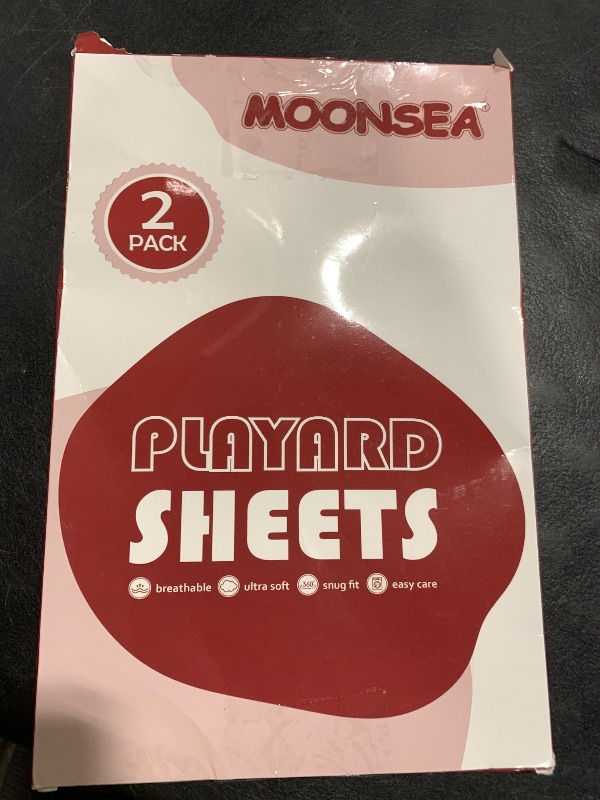 Photo 1 of Pack and Play Sheets, 2 Pack Mini Crib Sheets, Stretchy Playard Fitted Sheet, Compatible with Graco Pack n Play, Soft and Breathable Material, Stars & Bunny