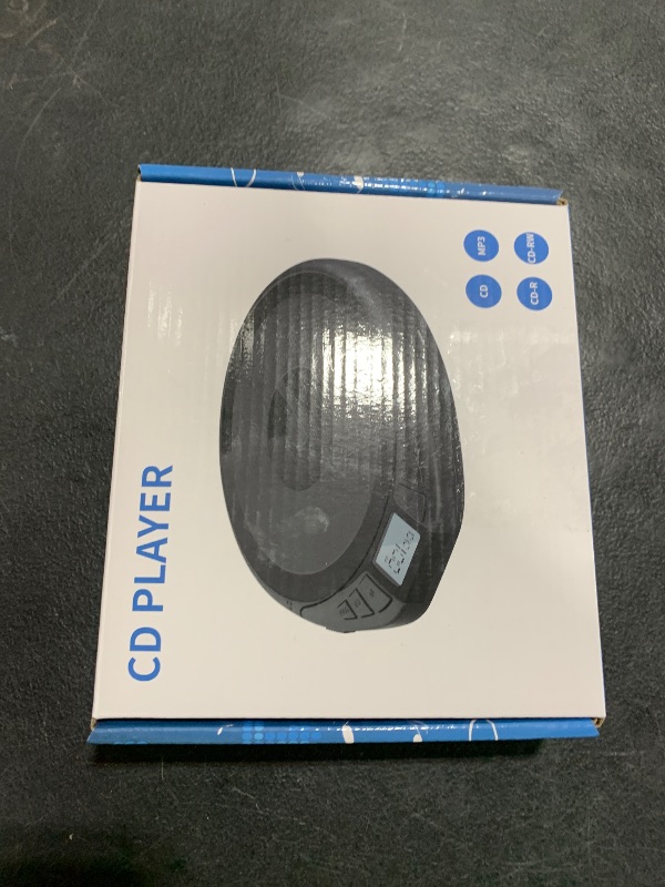 Photo 1 of Gueray CD Player Portable for Car : with Earphones Portable CD Player for Car with Anti-Skip Shockproof Personal CD Player with LCD Display Support PROG Memory Function Repeat Playback Sound