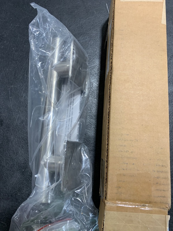 Photo 1 of 12-inch Coronado Designer Straight Bathroom Shower Grab Bar with Decorative Square Flanges, Satin