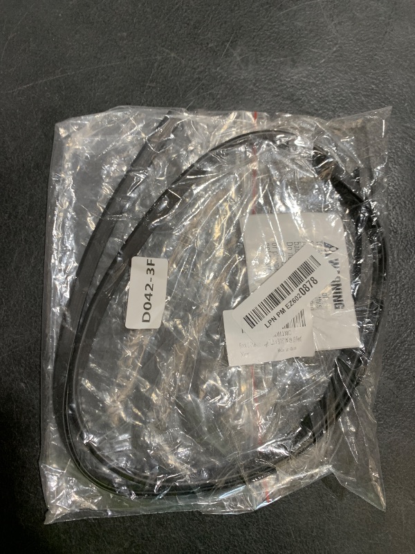 Photo 1 of Rubber U Channel Edge Trim, Fits 1/16 inch Edge (1.6mm), Length 3 Feet (1 Meter)