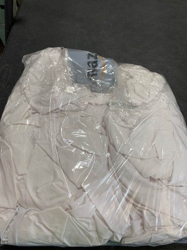 Photo 1 of National Allergy Premium 100% Cotton Duvet Comforter Protector - Twin Size - 66" x 86" - White - Breathable 300 Thread Count Hypoallergenic Cover - Zippered Encasement - Bedding Linen