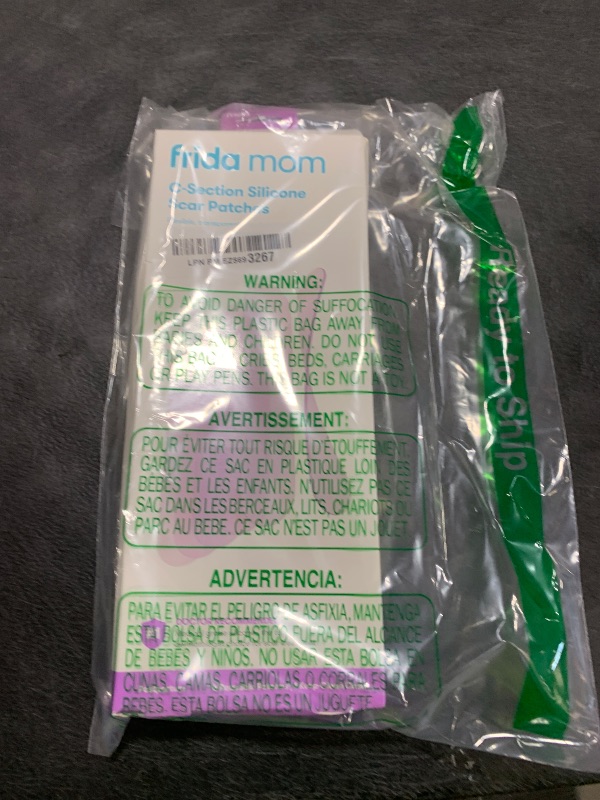 Photo 1 of Frida Mom C-Section Silicone Strips, C-Section Recovery Must Have Scar Patches, Reusable Medical Grade Treatment for Keloid Scars, Includes Case & Pouch