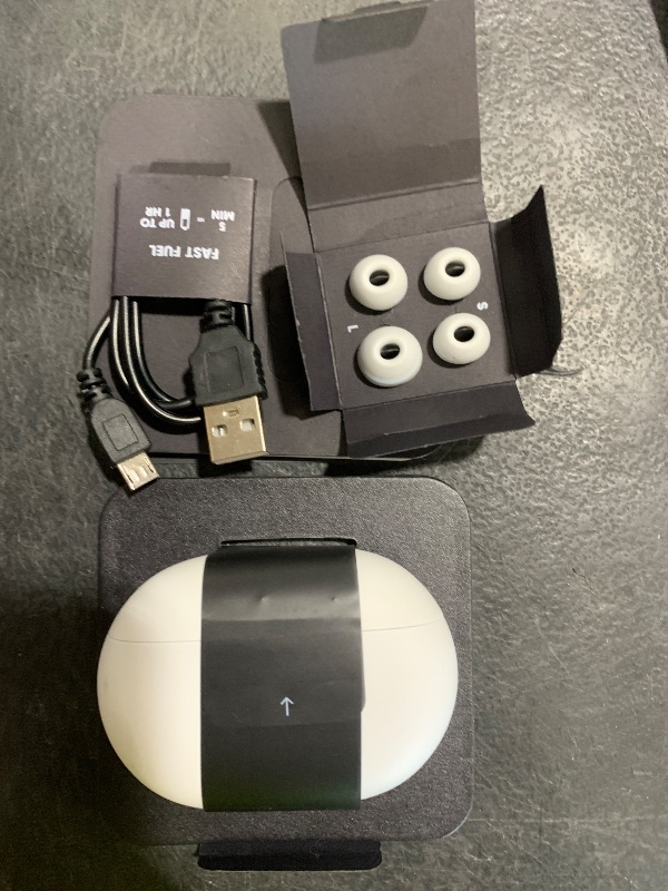 Photo 1 of Beats Studio Buds - True Wireless Noise Cancelling Earbuds - Compatible with Apple & Android, Built-in Microphone, IPX4 Rating, Sweat Resistant Earphones, Class 1 Bluetooth Headphones - White