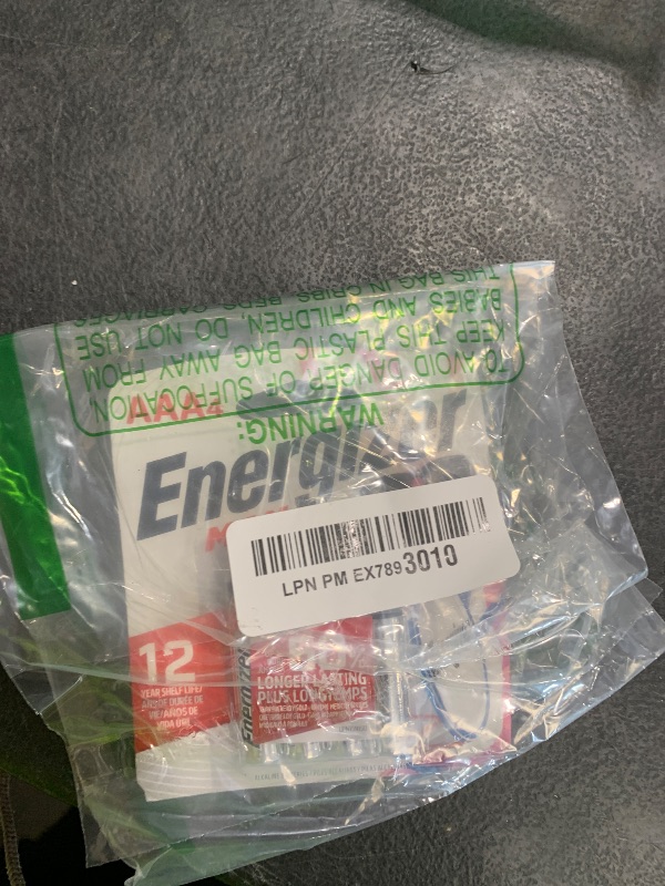 Photo 1 of Energizer MAX AAA Batteries (4 Pack), Triple A Alkaline Batteries