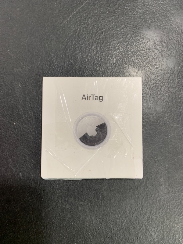 Photo 1 of Apple AirTag. Keep Track of and find Your Keys, Wallet, Luggage, Backpack, and More. Simple one-tap Set up with iPhone or iPad