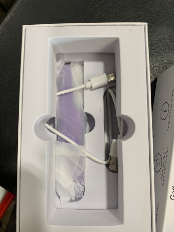 Photo 1 of Dermaplaning Tool for Women - Facial Exfoliation & Peach Fuzz Hair Removal with Rechargeable Sonic Edge Technology, 10 Refill Blades