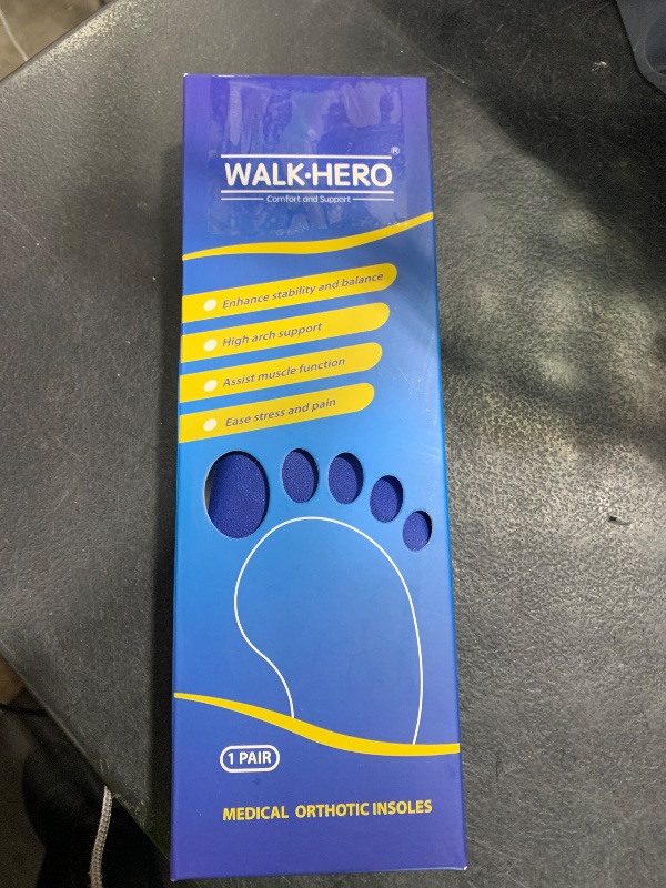 Photo 1 of Inserts Relieve Plantar Fasciitis - Flat Feet Insoles Arch Supports, Orthotic Insoles for Foot Pain Arch Pain Reduce Muscle Fatigue Absorb Shock (Mens 4-4 1/2 | Womens 6-6 1/2)