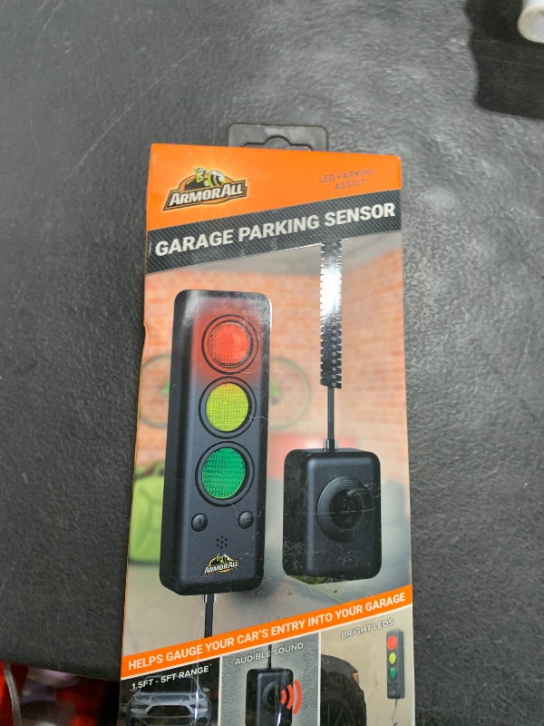 Photo 1 of Armor All Advanced Garage Parking Aid with LED Light, Garage Parking Sensor with Color Changing Distance Indicator, Parking Sensor and Garage Stop Light Parking Aid for Safe Parking